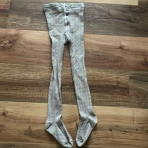 Gray girls tights size 3T worn once